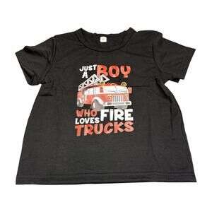 Toddler Fire Truck Shirt 2T 3T